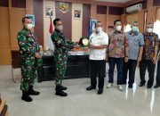 Danrem 023/KS Kunjungan ke Kantor Walikota Sibolga