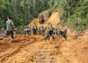 Berpacu dengan Waktu, Satgas TMMD Maksimalkan Pengerjaan Badan