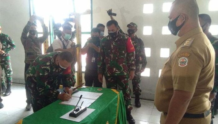 Danrem 023/KS Hadiri Pembukaan TMMD reguler Kodim 0213/Nias