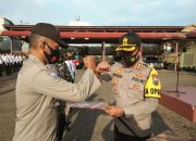 Personel Polres Sibolga Terima Penghargaan dari Kapolres