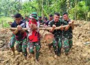 Luar Biasa Semangat Satgas TMMD Membangun Jembatan