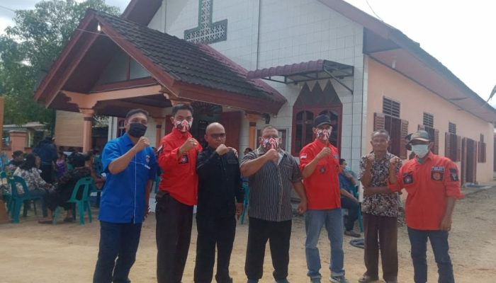 PBB PAC Pandan Bersinergi dengan TNI/Polri dan RAPI dalam kegiatan PAM Jumat Agung