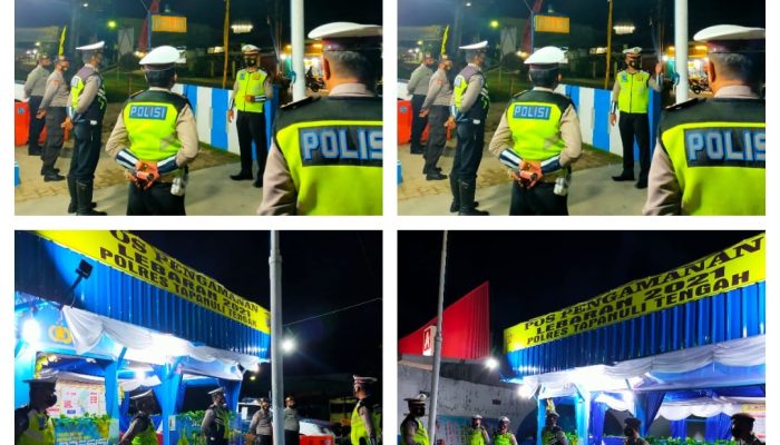 Polres Tapteng Gelar Razia Antisipasi Balapan Liar dan Knalpot Blong