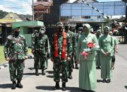 Kasdam I/BB Beri Pengarahan Kepada Prajurit dan Persit Kodim 0212/KS dan Yonif 123/RW