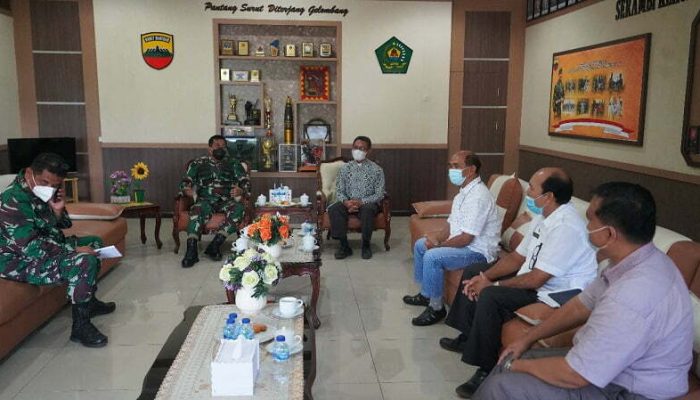 Danrem Terima Audiensi dari Keuskupan Sibolga