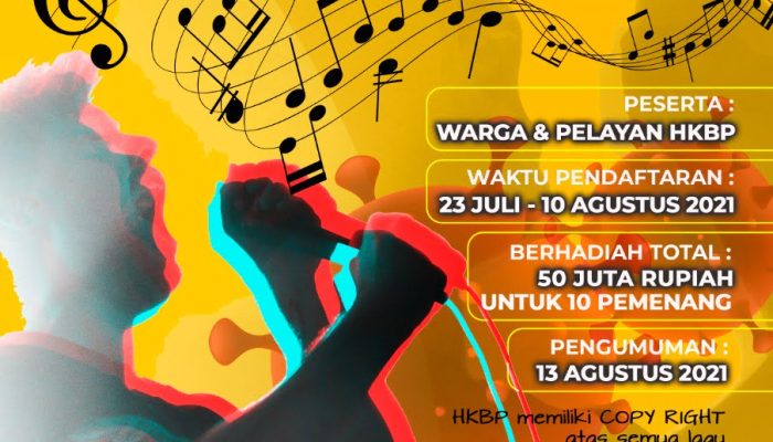 HKBP Gelar Sayembara Berhadiah Cipta Lagu Melawan COVID-19