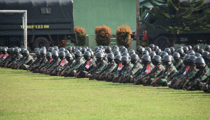 Pangdam I/BB Buka Latihan Pratugas Yonif 123/RW