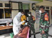 Korem 023/KS Laksanakan Tracing Swab Antigen Dan PCR di Lingkungan Asrama TNI