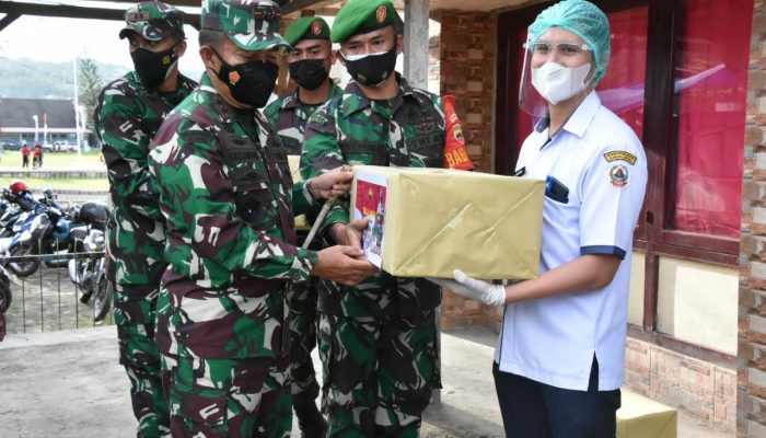 Pangdam I/BB Didampingi Danrem 023/KS Tinjau Posko PPKM Gunungsitoli