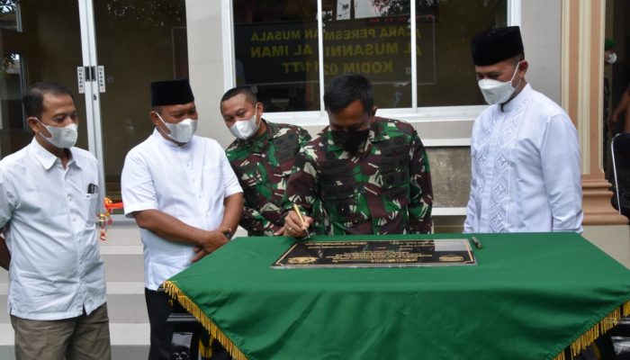 Danrem 023/KS Hadiri Peresmian Musala Al- Musanif Kodim 0211/TT