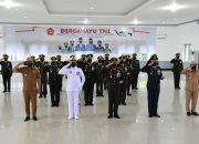 Danrem 023/KS Ikuti Upacara HUT TNI ke-76 Secara Virtual