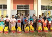 Kapolres Berikan Paket Sembako Untuk 15 KK Korban Ledakan Sibolga