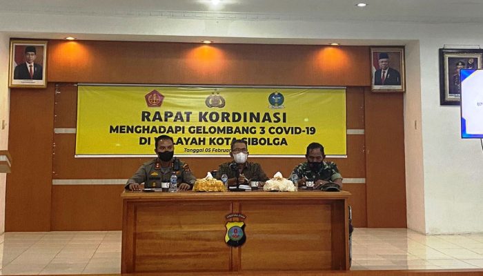 7 Warganya Positif COVID-19, Pemkot dan Polres Sibolga Siaga Hadapi  Gelombang Ketiga