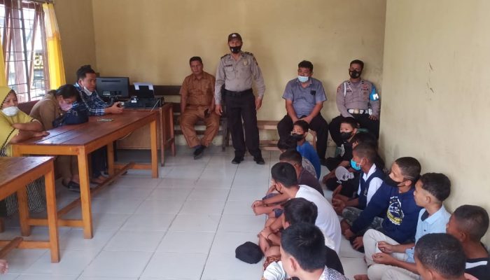 Polsek Pinangsori Lakukan Mediasi Antar Pelajar Yang Tawuran