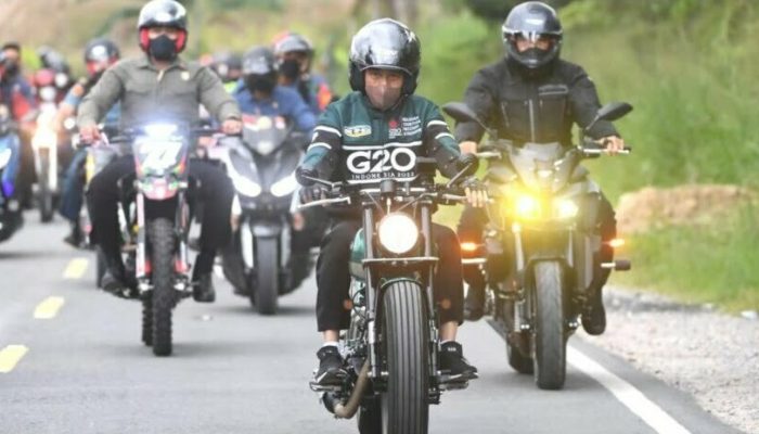 Kunker Naik Motor, Presiden: Udara Danau Toba Segar Sekali