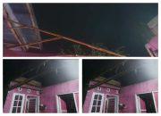 Angin Puting Beliung Terbangkan Atap Rumah Sejauh 50 Meter di Perumahan Cemara Asri Sibuluan
