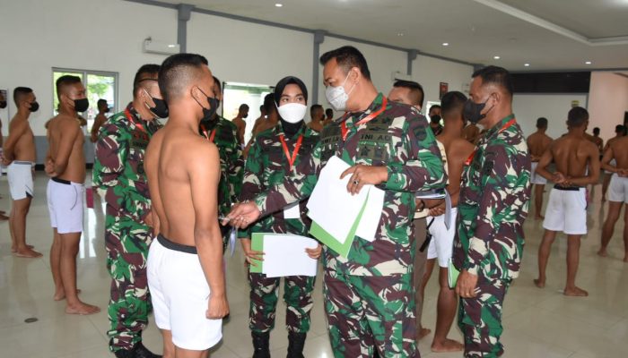 Korem 023/KS Laksanakan Sidang Parade CATA PK Sibolga 2022