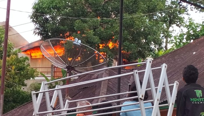 Satu Unit Rumah Terbakar di Sibolga