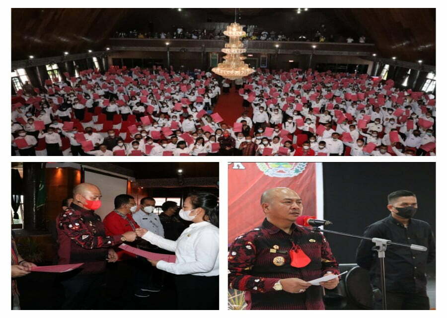 Bupati Nikson Serahkan 40 SK CPNS Formasi Umum dan 366 SK