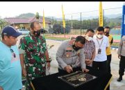 Kapolres Tapteng Resmikan Lapangan Tenis dan Futsal Wicaksana Laghawa