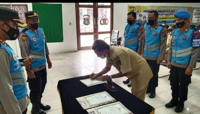 Kapolres Sibolga Tandatangani Fakta Integritas Calon Taruna Akpol dan Bintara