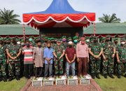 Pangdam I/BB Berbagi dengan Kaum Dhuafa di Lingkungan Makorem 023/KS