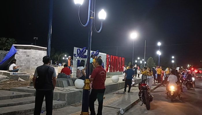 Alun-alun Kota Pandan Viral, Pengunjung Terus Ramai
