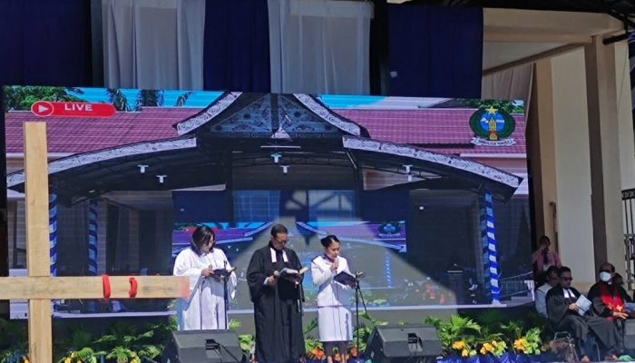 Kapolres Sibolga Hadiri Perayaan Paskah Oikumene Pemkot Sibolga