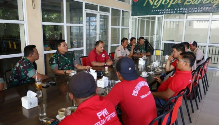 Ini yang Disediakan Danrem Untuk Jurnalis di Sibolga-Tapteng