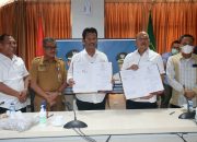Bupati Tapanuli Utara dengan Wali Kota Batam Tandatangani MoU Perdagangan Komoditi Pangan dan Pertanian