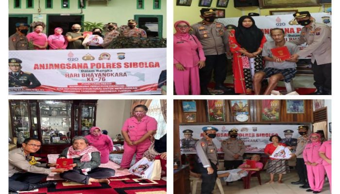 Personel Polri dan TNI yang Sakit dapat Perhatian dari Kapolres Sibolga