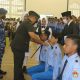 Pengukuhan siswa baru SMAN 1 Matauli Pandan Angkatan ke XXIX tahun 2022 oleh Dandim 0211/TT. (HAT)