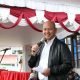 Bupati Nikson saat menghadiri acara syukuran masyarakat adat Naga Saribu. (Ist)