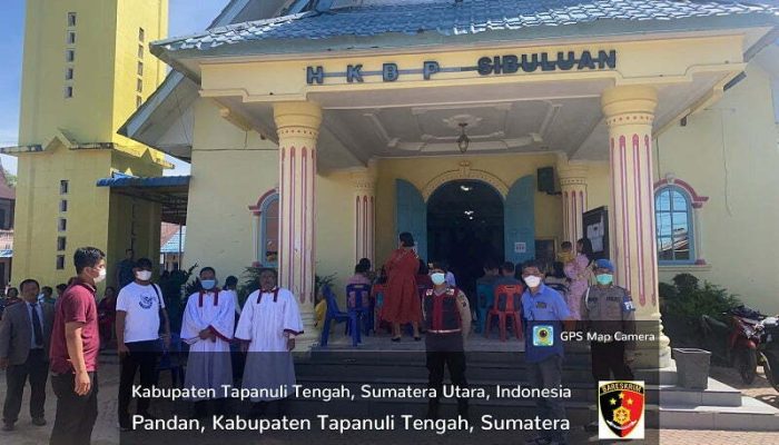 Patroli Pengamanan Ibadah Minggu Polres Tapteng