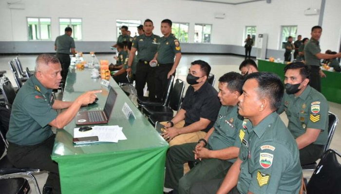 Korem 023/KS Terima Tim Current Audit Itdam I/BB