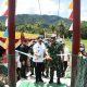 Danrem dan Bupati resmikan jembatan di Taput. (Ist)
