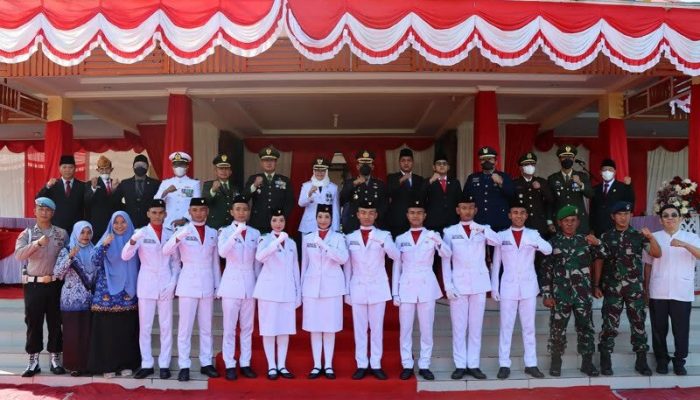 Upacara HUT RI ke-77 Pemkab Tapteng Berlangsung Khidmat
