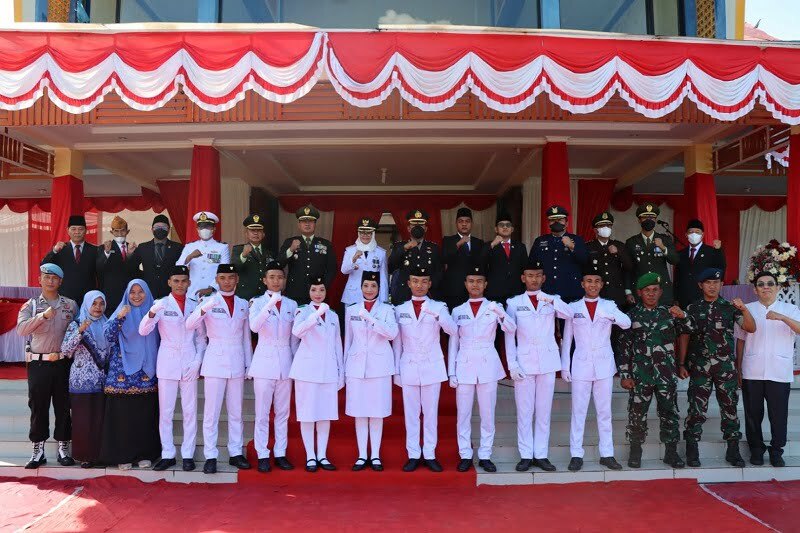 Upara HUT RI ke-77 Pemkab Tapanuli Tengah. (Ist)