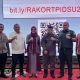 Pj Bupati Tapteng, Wali Kota Sibolga dan Forkopimda kedua daerah saat hadiri Rakor TPID Sumut. (red)