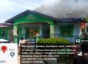 Satu Unit Rumah Terbakar di Tapteng