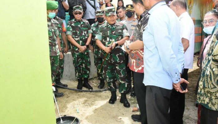 Pangdam I/BB Didampingi Danrem Hadiri Peresmian 100 Titik Sumur Pompa Hidran
