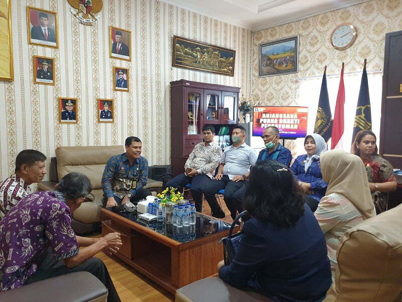 Kakan Imigrasi Sibolga saat menerima tamu istimewa. (Ist)