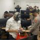 Penggrebekan lokasi judi onlie di Medan. (Ist)