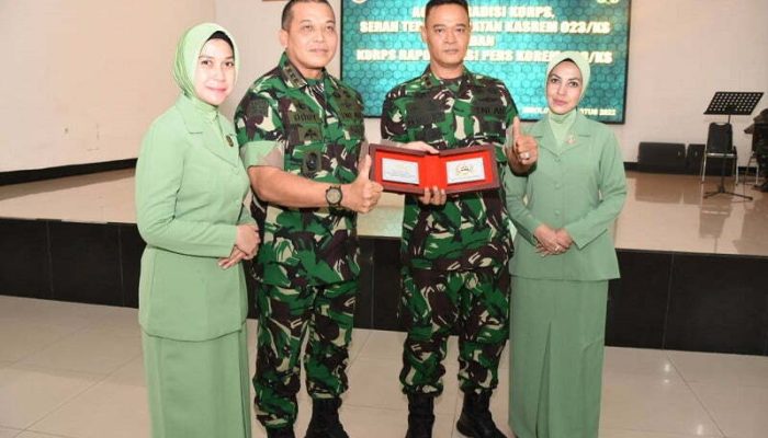 Jabatan Kasrem dan Kasipers Korem 023/KS Diserahterimakan
