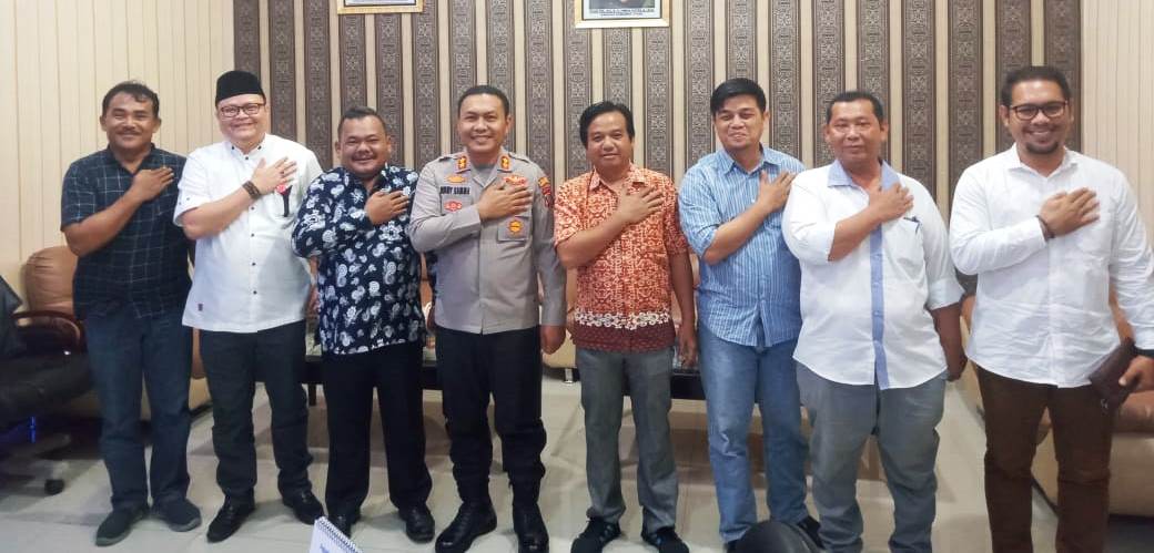 Komisioner KPU Audiensi dengan Kapolres Tapteng. (Ist)