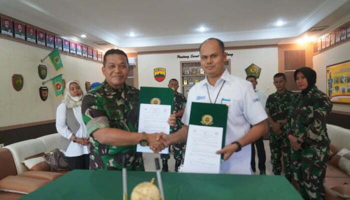 Danrem Teken PKS dan MoU dengan BRI Sibolga Untuk Pembayaran Tukin