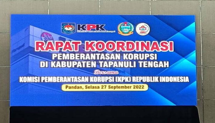 KPK Turun ke Tapteng Hari Ini, Ini Agendanya