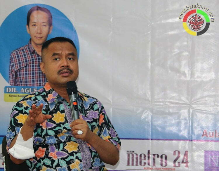 Ketua PWI Sumut H Farianda Putra Sinik, SE. (Batakpost.com/Jas)