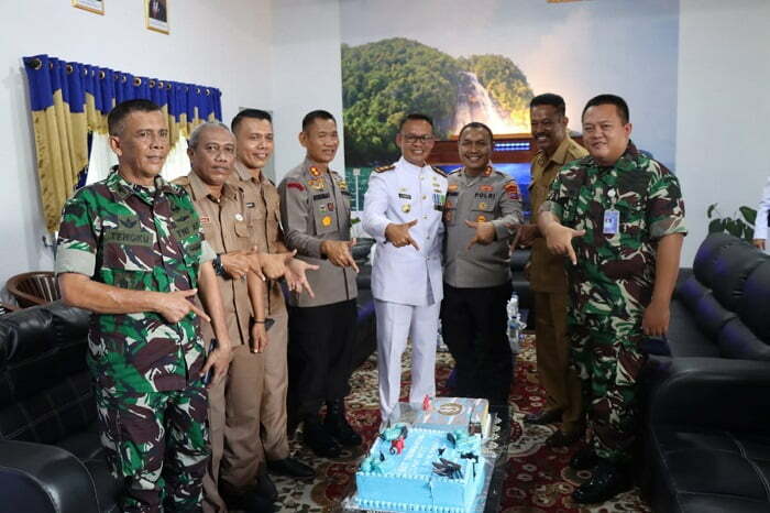 Polres Tapteng dan Pemkab Silaturahmi ke Mako Lanal Sibolga. (ist)