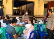 Syarat Menerima BLT Harus Vaksin, Kapolres Sibolga Cek Gerai Vaksin